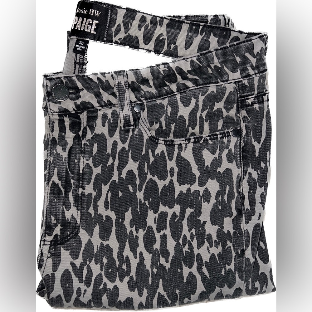 Paige Animal Print Jeans